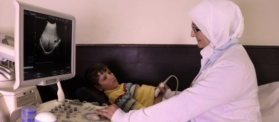 قسم الإيكوغرافي في العيادة